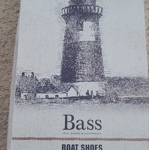 G.H. Bass boat shoes. 12m